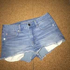 American eagle shortie shorts